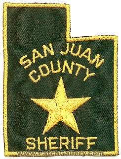 San Juan County Sheriff's Department (Utah)
Thanks to Alans-Stuff.com for this scan.
Keywords: sheriffs dept.