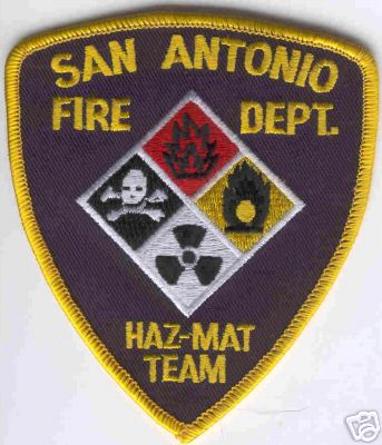 San Antonio Fire Haz-Mat Team
Thanks to Brent Kimberland for this scan.
Keywords: texas department dept hazmat