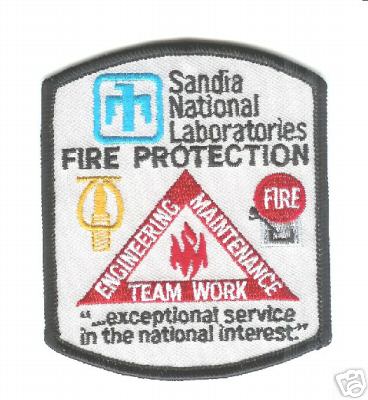 Sandia National Laboratories Fire Protection
Thanks to Jack Bol for this scan.
Keywords: new mexico