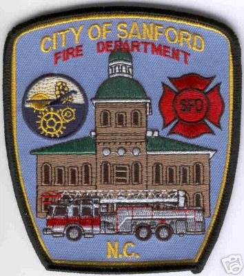 Sanford Fire Department
Thanks to Brent Kimberland for this scan.
Keywords: north carolina city of
