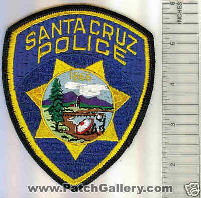 Santa Cruz Police (California)
Thanks to Mark C Barilovich for this scan.

