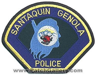 Santaquin Genola Police Department (Utah)
Thanks to Alans-Stuff.com for this scan.
Keywords: dept.