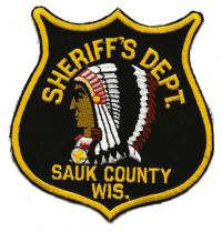 sauk wisconsin patchgallery sheriffs patches emblems enforcement 911patches depts