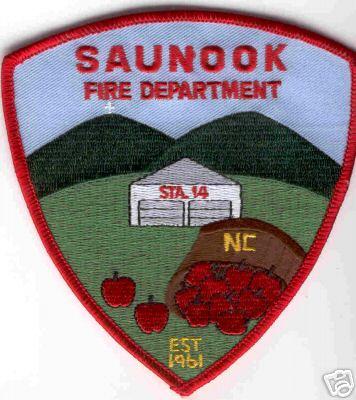 Saunook Fire Department
Thanks to Brent Kimberland for this scan.
Keywords: north carolina