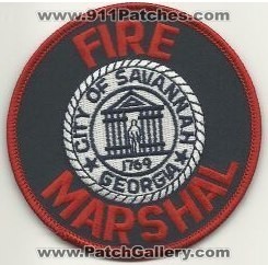 Savannah Fire Marshal (Georgia)
Thanks to Mark Hetzel Sr. for this scan.
Keywords: city of