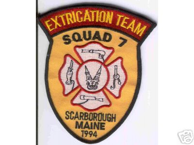 Scarborough Squad 7 Extrication Team
Thanks to Brent Kimberland for this scan.
Keywords: maine fire