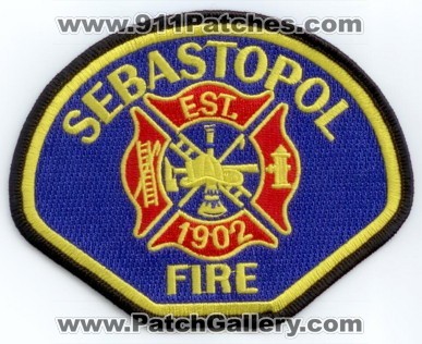 Sebastopol Fire Department (California)
Thanks to Paul Howard for this scan.
Keywords: dept.