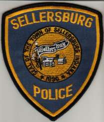 Sellersburg Police
Thanks to BlueLineDesigns.net for this scan.
Keywords: indiana town of