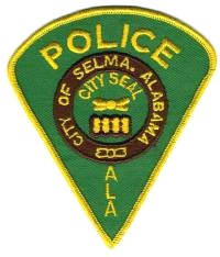 Selma Police (Alabama)
Thanks to BensPatchCollection.com for this scan.
Keywords: city of