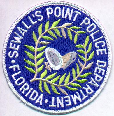 Sewall's Point Police Department
Thanks to EmblemAndPatchSales.com for this scan.
Keywords: florida sewalls