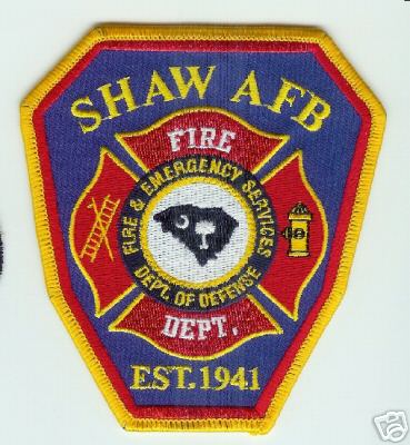 Shaw AFB Fire Dept (South Carolina)
Thanks to Jack Bol for this scan.
Keywords: air force base usaf department & and emergency services of defense dod