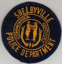Shelbyville Police Department
Thanks to BlueLineDesigns.net for this scan.
Keywords: kentucky