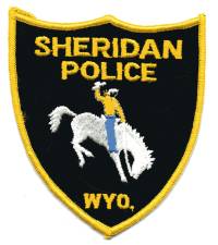 Sheridan Police (Wyoming)
Thanks to BensPatchCollection.com for this scan.
