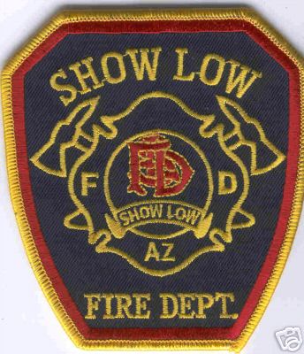 Show Low Fire Dept
Thanks to Brent Kimberland for this scan.
Keywords: arizona department