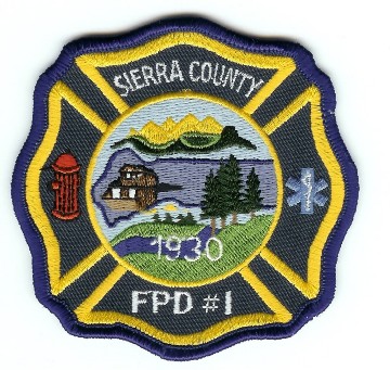 Sierra County FPD #1
Thanks to PaulsFirePatches.com for this scan.
Keywords: california fire protection district