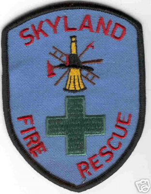 Skyland Fire Rescue
Thanks to Brent Kimberland for this scan.
Keywords: north carolina