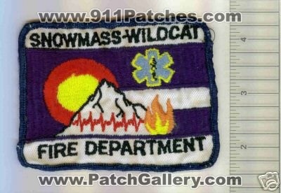 Snowmass Wildcat Fire Department (Colorado)
Thanks to Mark C Barilovich for this scan.
