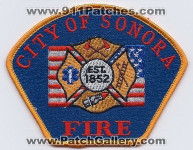 Sonora Fire Department (California)
Thanks to Paul Howard for this scan.
Keywords: dept. city of