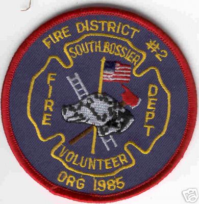 South Bossier Volunteer Fire Dept District #2
Thanks to Brent Kimberland for this scan.
Keywords: louisiana department district number
