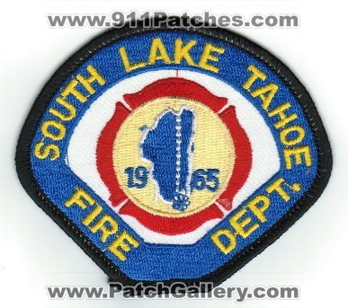 South Lake Tahoe Fire Department (California)
Thanks to Paul Howard for this scan.
Keywords: dept.