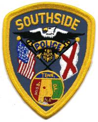 Southside Police (Alabama)
Thanks to BensPatchCollection.com for this scan.
