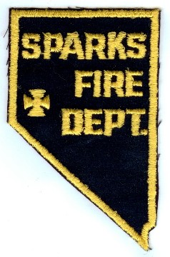 Sparks Fire Dept
Thanks to PaulsFirePatches.com for this scan.
Keywords: nevada department