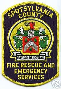 Spotsylvania County Fire Rescue and Emergency Services (Virginia)
Thanks to apdsgt for this scan.
