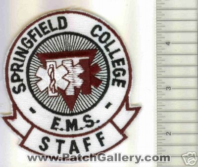 Springfield College E.M.S. Staff (Massachusetts)
Thanks to Mark C Barilovich for this scan.
Keywords: ems