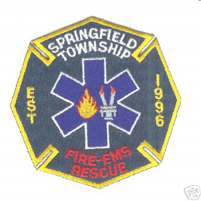 Springfield Township Fire EMS Rescue
Thanks to Jack Bol for this scan.
Keywords: ohio
