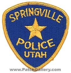 Springville Police Department (Utah)
Thanks to Alans-Stuff.com for this scan.
Keywords: dept.