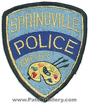 Springville Police Department (Utah)
Thanks to Alans-Stuff.com for this scan.
Keywords: dept.