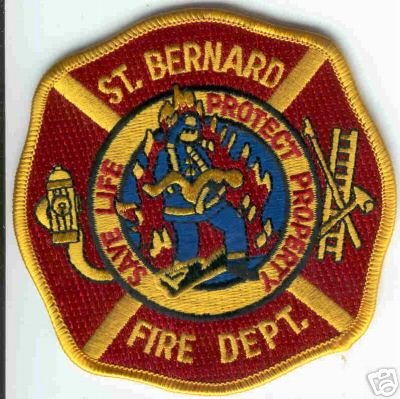 Saint Bernard Fire Dept
Thanks to Brent Kimberland for this scan.
Keywords: louisiana department st