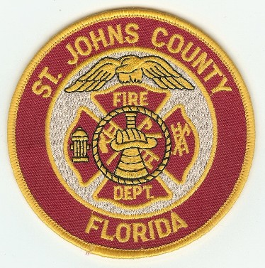 St Johns County Fire Dept
Thanks to PaulsFirePatches.com for this scan.
Keywords: florida department saint