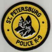 St Petersburg Police K-9
Thanks to BlueLineDesigns.net for this scan.
Keywords: florida saint k9