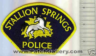 Stallion Springs Police (California)
Thanks to Mark C Barilovich for this scan.
