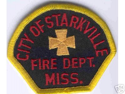 Starkville Fire Dept
Thanks to Brent Kimberland for this scan.
Keywords: mississippi department