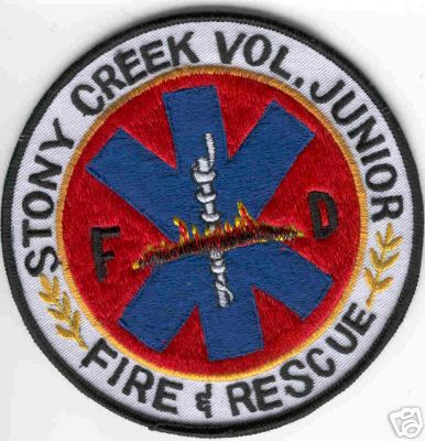 Stony Creek Vol Fire & Rescue Junior
Thanks to Brent Kimberland for this scan.
Keywords: virginia volunteer