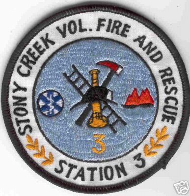 Stony Creek Vol Fire and Rescue Station 3
Thanks to Brent Kimberland for this scan.
Keywords: virginia volunteer