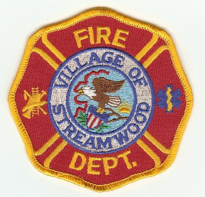 Streamwood Fire Dept
Thanks to PaulsFirePatches.com for this scan.
Keywords: illinois department village of