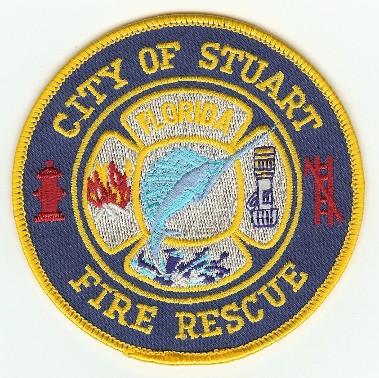 Stuart Fire Rescue
Thanks to PaulsFirePatches.com for this scan.
Keywords: florida city of