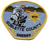 Sublette County Sheriff (Wyoming)
Thanks to BensPatchCollection.com for this scan.
