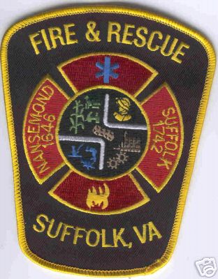 Suffolk Fire & Rescue
Thanks to Brent Kimberland for this scan.
Keywords: virginia