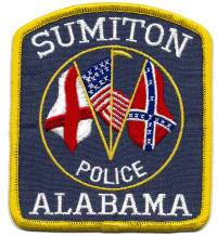 Sumiton Police (Alabama)
Thanks to BensPatchCollection.com for this scan.
