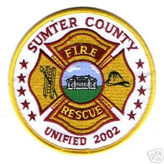 Sumter County Fire Rescue
Thanks to Mark Stampfl for this scan.
Keywords: florida