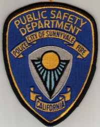 Sunnyvale Fire Police Public Safety Department
Thanks to BlueLineDesigns.net for this scan.
Keywords: california dps city of