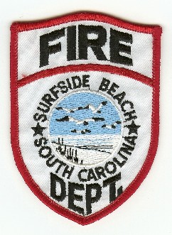 Surfside Beach Fire Dept
Thanks to PaulsFirePatches.com for this scan.
Keywords: south carolina department