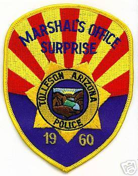 Surprise Marshal's Office Tolleson (Arizona)
Thanks to apdsgt for this scan.
Keywords: marshals