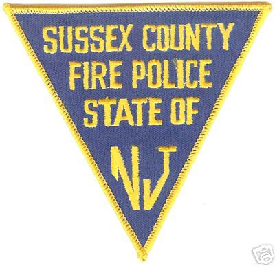 Sussex County Fire Police
Thanks to Conch Creations for this scan.
Keywords: new jersey state of