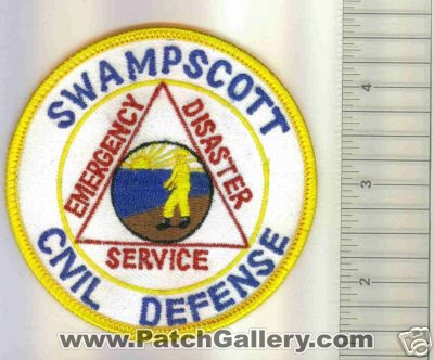 Swampscott Civil Defense Emergency Disaster Service (Massachusetts)
Thanks to Mark C Barilovich for this scan.
