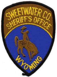 Sweetwater County Sheriff's Office (Wyoming)
Thanks to BensPatchCollection.com for this scan.
Keywords: sheriffs